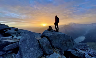Atemberaubende Kulisse im Sommer
